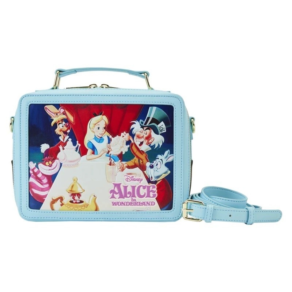 Loungefly Disney Alice in‎ Wonderland Vintage Lunchbox Crossbody Bag